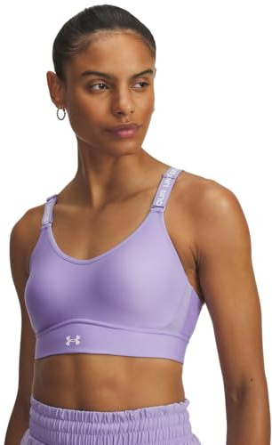Under Armour Damen Infinity Mid Impact Sport-BH, (538) transparent/weiß, (M) A/C