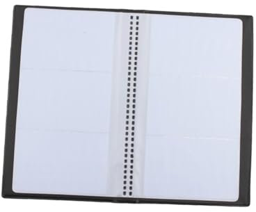 HOODANCOS Libro Aziendale Scomparti Organizzatore Per Carte d Identità Biglietti Da Visita e Carte Di Credito Per Casa e Ufficio