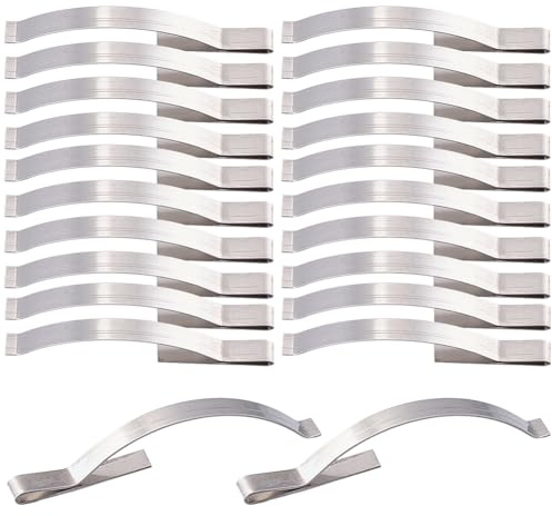 CREATCABIN 80 Stück Spannfederklammern Fenstergitter Edelstahl Eckmontage Flache Fensterfeder Halterung Für Fenstergitter Klammern Halten Gittern In Aluminiumkanälen Um Ein Wackeln Zu Verhindern 5.6cm