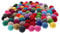 BEBEMOKO 100St 2cm Wollknäuel DIY Girlande Filzkugel handgefertigte Filzkugeln DIY-Material Spielzeugherstellung DIY Anhänger Filzkugel Material für Haarnadeln selber Machen Wollfilz