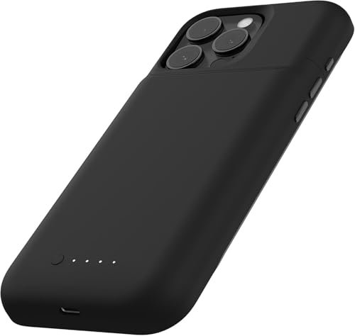 ZAGG mophie Juice Pack Power Bank for iPhone 16 Pro Max, 3,600mAh Battery Case with +50% Extra Battery Life, 6-Foot Drop Protection, Slim Design, LED Power Indicator, USB-C Port, (Black)