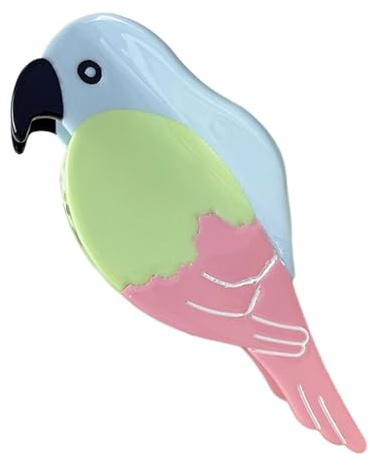 Vogel-Haarspangen, -Haarspangen, Acetat-Haarspangen für Vögel, , bunte Cellulose-Acetat-Haarspangen für Erwachsene, f