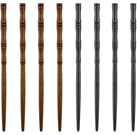 8 Pièces Épingles à Cheveux en Bambou Vintage,Style Rétro Chinois Japonais,Accessoires Cheveux Femme,Hairpin pour Cheveux DIY Accessoire