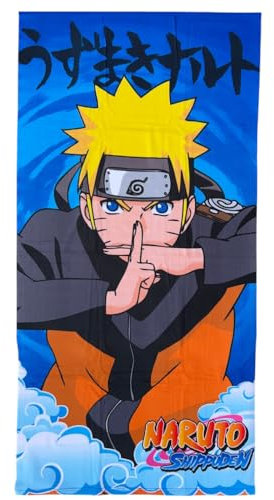 CARTOON Strandtuch Naruto Shippuden Handtuch aus Polyester-Mikrofaser für Kinder 245gsm Größe 70x140cm Strand Pool