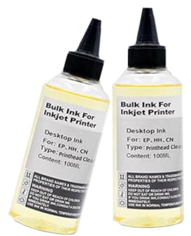 Inkjet Printer Cleaning Fluid Printhead Cleaner Kit Liquid for Nozzle Inkjet Printers Cleaning KIT Compatible with