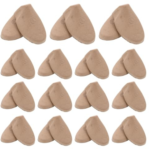 Healeved 20 Pairs Paper Pulp Shoe Trees Reusable Anti-Crease Shoe Shape Holders for Boots Sneakers Mules Breathable Care Inserts for Men and Women