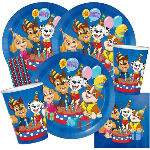 Set de Fiesta de Paw Patrol para 8 niños