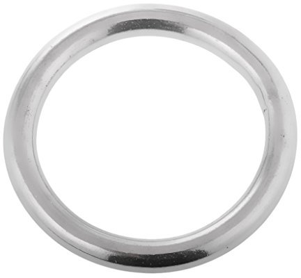 Gazechimp Rundring aus hochwertigem Edelstahl O Ring Bootsport Hardware Hängematte Befestigung Ringe - 10 x 100mm