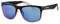 Gin Tonic Eckige Herren Sonnenbrille/Leichte Sonnenbrille mit verspiegelten Gläsern im sportlichen Design (Schwarz-Grau, Blau) F2502988