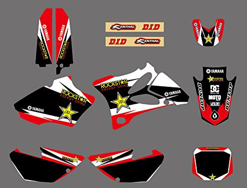 0039 Personalizzato Motorcross Grafica Moto Decalcomanie Kit Grafica compatibile con Yamaha YZ85 YZ 85 2002 2003 2004 2005 2006 2007 2008 2009 2010 2011 2012