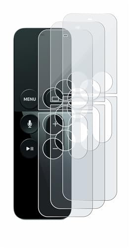 BROTECT Entspiegelungs Schutzglas für Apple Remote Control Apple TV 4 (3 Stück) Schutzfolie Panzer Folie Glas Matt [Kratzfest 9H, Anti-Reflex]