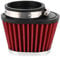 filtro a fungo-Filtro Aria Universale per Moto Filtro Aria Motore Rosso (51mm / 55mm / 60mm), Adatto a Qualsiasi Moto della Giusta Dimensione.(60MM)