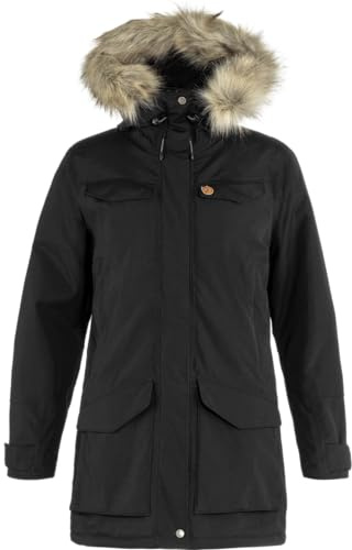 Fjällräven Damen Nuuk Parka, Black, XS