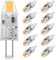 RuLEDne G4 LED Leuchtmittel 1W - 1.5W LED Leuchtmittel 120 Lumen 2700K Warmweiß LED Lampen, AC/DC 12V G4 Mini Birne Leuchtmittel Entspricht 10W 15W Halogenbulb Nicht Dimmbar Kein Flackern 10er Pack
