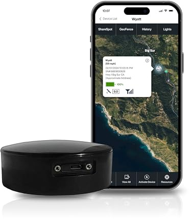 LandAirSea Overdrive GPS Tracker — Extended Life Battery, Magnetic, and Waterproof. Commercial GPS Tracker for Vehicles, Trailers, Equipment, and Assets. Real-Time Global Tracking.