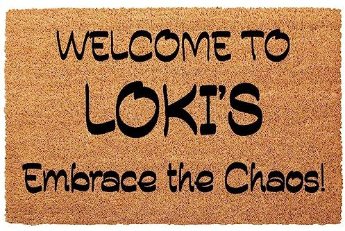 Personalised Doormat Printed Cat Dog Door Mat Customised Pet Design 40 x 60cm Anti-Slip Indoor Outdoor Home Welcome Mat [Embrace The Chaos]