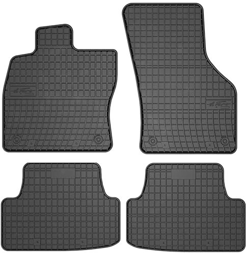 MOTOS Gummimatten Auto Fussmatte passend für SEAT Leon III 2012-2020 Verbessern Sie Ihren Reisekomfort mit Antirutschmatte Auto- Allwetter fußmatten Auto, Schutz vor Verschmutzung