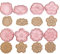 8 Pezzi Stampi per Biscotti in Plastica 3D, Formine per Biscotti, 3D Fiori Cookie Cutter Cartoon Fun Cookie Cutter Per Fai da te Zucchero Torta Cioccolato, Compleanni e Feste
