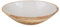 levandeo Schüssel 35cm Mango Holz Creme Perlmutt Emaille Schale Bowl Salatschüssel Deko Servierplatte Tischdeko Dekoration