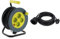 Zenitech - Kabeltrommel mit 4 Steckdosen - 15 m (3G1 mm²) Schwarz & REV Verlängerungskabel 5m, Verlängerung 3680W, Stromkabel H05VV-F, schwarz