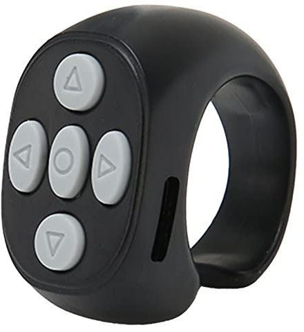 Bluetooth Fernbedienungs Seitenwender, EIN Knopf Fernbedienung, Unterstützung Der Mainstream App, 48 Stunden Akkulaufzeit, Multifunktional für OS 15.0, Android 8.0 Oder Höher