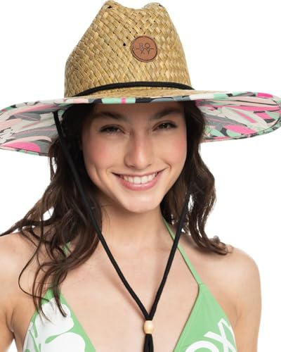 Roxy Pina to My Colada - Straw Sun Hat for Women - Sonnenhut aus Stroh - Frauen - M/L - Schwarz.
