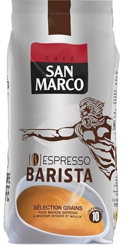 SAN MARCO - San Marco Café Barista Grains 1Kg - Lot De 2 - Vendu Par Lot