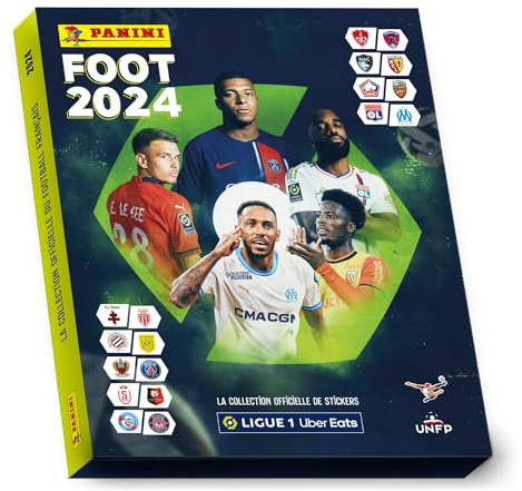 Panini Fußball 2024 Ligue 1 Uber Eats Premium Album + 19 Hüllen + 3 gratis 004623MCOUAFC