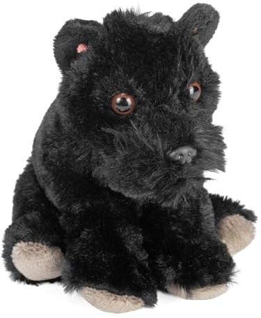 WILD Republic Pocketkins Eco Schottischer Terrier, Plüschtier, 12 cm, Plüschspielzeug, Hergestellt aus recycelten Materialien