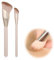 DWFEYOI 2pcs Make-up Pinsel, Make-up Pinsel Concealer Pinsel Foundation Pinsel mit Weicher Synthetischer Faser für Concealer Flüssige Foundation von Flüssige Foundation Creme Puder Rouge