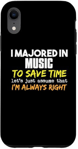 iPhone XR Music Major Gift for Back to School Gift Case