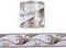 Jodimitty PVC Wallpaper Border Self Adhesive 10 Meter x 5cm Vine Pattern Waterproof Wall Border Peel Stick Wallpaper Borders for Living Room Bedroom Bathroom Kitchen (White Yellow)