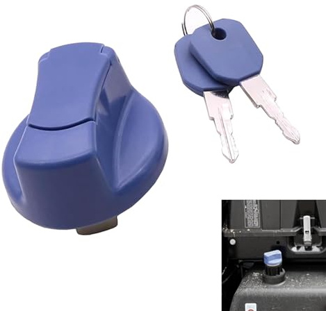 GIONAR 40mm Locking Adblue Tank Cap, Fits Mercedes, DAF, MAN, Secure Fuel Tank Cap Replacement with Dual Lock & 2 Keys, Compatible with A0004702705, A0004701805 for Trucks & Cars