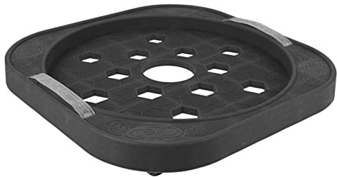 CONGARTENO Runder Mobiler Gasflaschenhalter Mit Kunststoffrollen Robuster Schadstoff-freier Resinträger Extra Tragfähige Gasflaschenunterlage Für Camping Haushalt Und Sicheren Gasflaschenschu