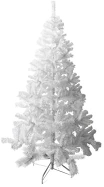 Acomoda Textil – Árbol de Navidad con Soporte para Decorar el Hogar y Comercio. Pino Artificial de Navidad Desmontable, Plegable y Resistente. (Blanco, 150 cm)