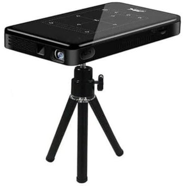 Portable 4K DLP Mini Projector With WIFI Bluetooth 1080P 8G Theater Tripod Movie Outdoor With Portable 3D Projector 4K projector HDMI Pocket Phone Multimedia Phone & 4K movie Projector Video