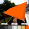 Toldo Vela Cuadrado 4 x 4.7 m Resistente Al Agua con Ojales y Cuerdas Rayos UV HDPE Sombra Toldo Toldo Parasol Vela Toldos para Barandilla Patio, Naranja
