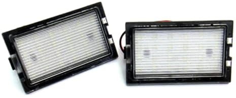 HUVNEXA 2x LED Licence Number Plate Light White Canbus, for LR Discovery 3 4 Freelander 2 RR Sport L320 Number Plate Light