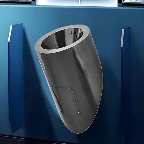 Orinal Con Descarga Automática,Orinal Vertical,Orinal De Acero Inoxidable 304,Orinal Montado En La Pared,Inodoro Público Con Descarga De Sensor Inteligente,Black