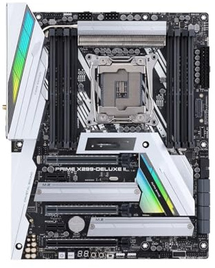motherboard Fit For Asus PRIME X299-DELUXE II Motherboard Intel X299 Socket 2066 128GB DDR4 M.2 Support Core I9-10940 I9-7920 I7-9800 Cpu