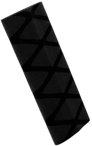 PACKOVE Manchon Thermorétractable Noir Mraz pour Poignée de Tennis de Table, Surgrip Antidérapant en Plastique Absorbant la Transpiration, Protection Légère et Extensible pour Raquette
