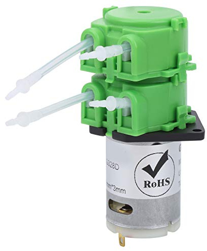 LDAUYZLING – pompe à eau péristaltique doseuse, Double micro-liquide circulant, Tube 1x3mm (DC12V)