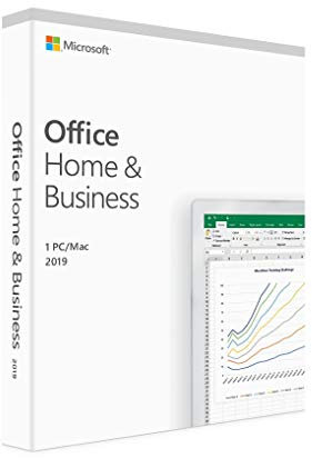 Microsoft T5D-03216 Inglés | Office Home/Business 2019 | 1 Unidad | 2 años | Medialess Box| Mando a Distancia