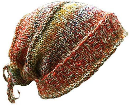 Mütze Strickmütze Handmade warm mehrfarbig handgestrickt