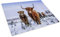 Whats On Your Wall.com Brown Snow White Blue Cow Glass Chopping Board Kitchen Worktop Saver Protector