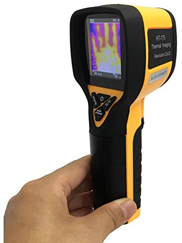 HT-175 Caméra thermique infrarouge portable avec écran couleur et thermomètre infrarouge numérique