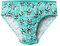 Dedoles Slip Damen & Mädchen Panties Unterwäsche Baumwolle viele lustige Designs Blumen Apfel Avocado Einhorn Party Meerjungfrau, Farbe Türkis, Motiv Panda Mädchen, Gr. 4-6 Jahre