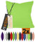 npluseins Doppelpack Baumwoll-Kissenbezüge - Moderne Wohndekoration in schlichtem Design 317.361, 40 x 40 cm, Apfel