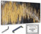 Monica Mirafiori I 100% HANDGEMALT I Gemälde Black & Gold & Silver 140x70cm | Gemälde Handgemalt | Acrylgemälde | Sehr Großes Acrylbild I Moderne Kunst I Kunstbilder