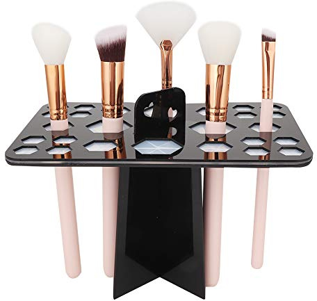 Bürstentrockner, Schwarz 26 Löcher Lufttrocknung Make up Pinsel Trocknung Cosco Kosmetikpinselhalter Ständer Zum Trocknen von De Brochas De Maquillaje